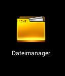 Dateimanager Mit dem Dateimanager können Sie Ihrer Dateien im Gerät oder auf einen angeschlossenen externen Datenträger einfach verwalten.
