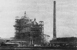 Redenfelden im Baufieber Bereits im Juni 1907 laufen die Vor- und Erdarbeiten im großen Still an. An die 25.000 cbm Kies sollen verbaut worden sein.