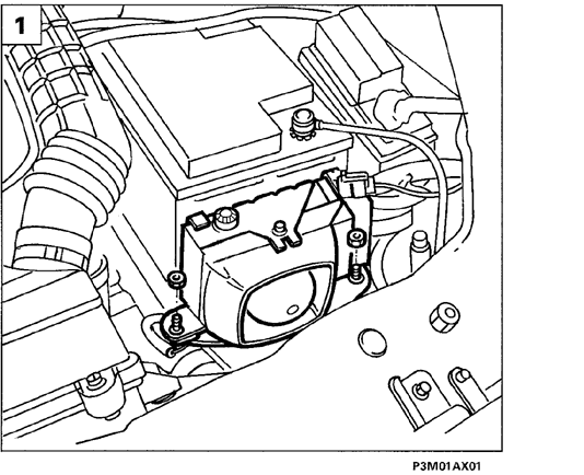 Fiat Punto 176 Kupplung erneuern 1,2 l 16 V ARBEITSFOLGE Fahrzeug auf die Hebebühne fahren oder über Grube aufbocken.