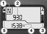 3 20 Standardanzeigen Multifunktionsdisplay Kontrollleuchten Ganganzeige Der eingelegte Gang bzw. N für Leerlauf wird angezeigt.