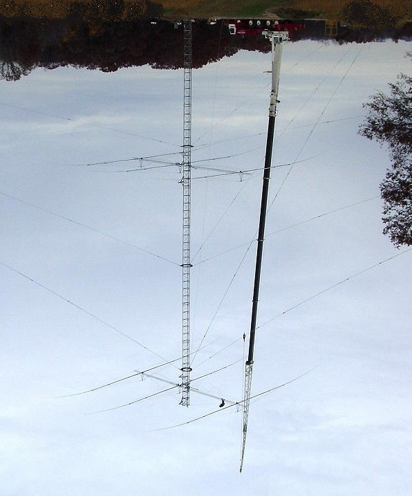 Vorwort An Vertikalantennen, bei denen die Antennenlänge kleiner als ein Viertel der Wellenlänge ist, bringt man an der Spitze der Antenne eine zusätzliche Kapazität gegen Erde an, um ein möglichst