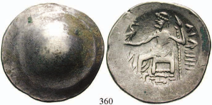 RÖMISCHE MÜNZEN RÖMISCHE PROVINZIALPRÄGUNGEN OSTKELTEN, Vorbild: Philipp III. von Makedonien 360 Unbest. König der Thrako-Geten Tetradrachme um 150/100 v.chr.