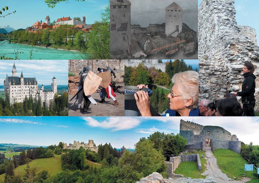 Entdecken - erfahren - erleben! Die einzigartige Burgenregion Allgäu mit ausgebildeten Burgenführern und professionellen Burgenforschern erleben.