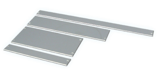 2: Ecokit 11 2.5.4 Flachfrontplatten Für Baugruppenträger und Gehäuse, ungelocht luminium 2.