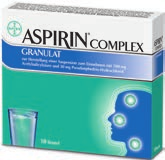 400 mg 50 Filmtabletten statt 10,50 1) 32% Aspirin Complex Granulat, 10 Beutel