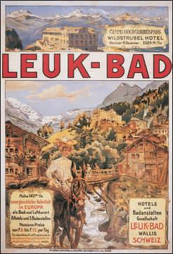 Die Gemeinde LEUKERBAD, WALLIS Geschichte Die Gemeinde Leukerbad, 1411 ü.m., liegt eingebettet in der wunderschönen und eindrücklichen Bergwelt des Oberwallis und ist als grösster Thermalbadeferienorte der Alpen bei Touristen, Sport- und Kurgästen sehr beliebt.