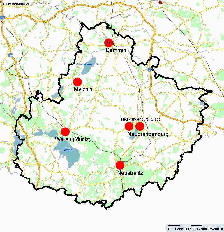 Schulentwicklungsplan des Landkreises Mecklenburgische Seenplatte 2013/14 2017/18 18 2. Bestandsanalyse 2.1 Darstellung des Schulnetzes nach Schularten Abbildung 2.