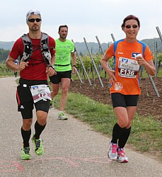 Mit ehemalige Redakteurin der der VIP-Starter-Nr. 3 wurde der Heilbronner Stimme Franziska 2-malige Marathon Sieger Feinäugle.
