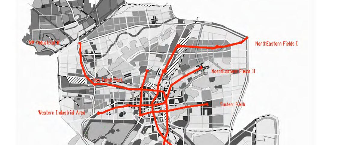 Entwicklung des Kernnetzes in Szenario B I Anbindung an das Regionalnetz Map 2010 About: