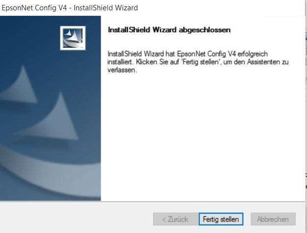 Unter Windows Für die Konfiguration Ihres Druckers starten Sie bitte das soeben installierte Programm "EpsonNet