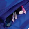 Verstellbarer, abnehmbarer Schultergurt Reißverschluss-Tasche innen Namensschild-Fach Reflektierender Streifen vorne Rip-Strip Verschluss Gepolsterter Tragegriff Maße: