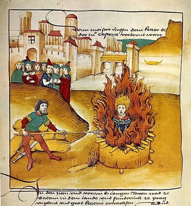 Der Prozess gegen Jan Hus auf dem Konstanzer Konzil 1415 König Sigismund, dessen Bruder König in Böhmen, der Heimat von Hus, war, hatte ihm dafür «Freies Geleit» (salvus conductus) zugesichert.