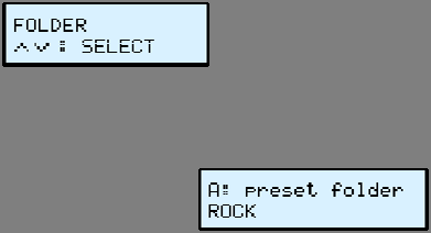 Preset-Tasten A B C D E Alle Preset-Tasten werden automatisch mit einem Ordner auf der SD-Karte verbunden.