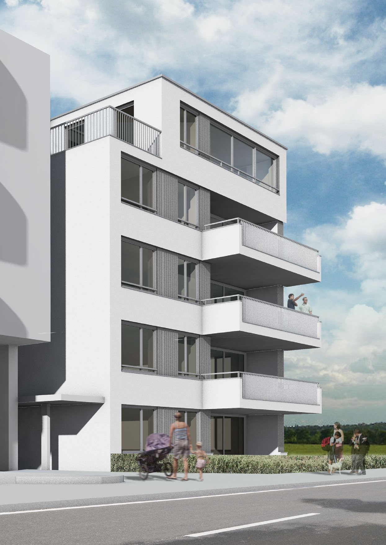 Erstklassige Neubauwohnungen in Zürich-Nord An der Siewerdtstrasse 107 in Zürich-Oerlikon entstehen 19 moderne und komfortable 1.5- bis 3.