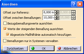 Kontrollieren Sie die Catia-Einstellungen: Tools Optionen Mechanische Konstruktion Drafting Ansicht: Achse generieren Gewinde generieren Mittellinien generieren Verrundung generieren.