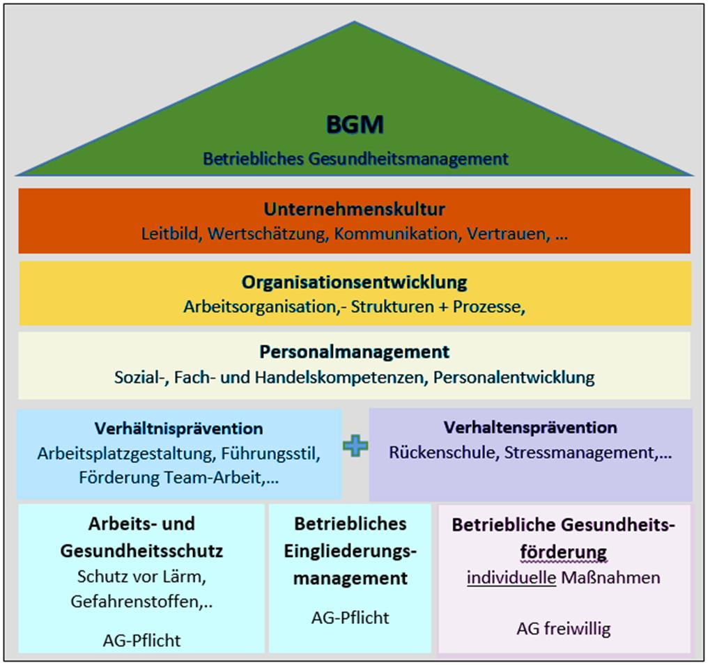Was kann systemisches BGM von IGM Campus Ganzheitliches BGM-Modell