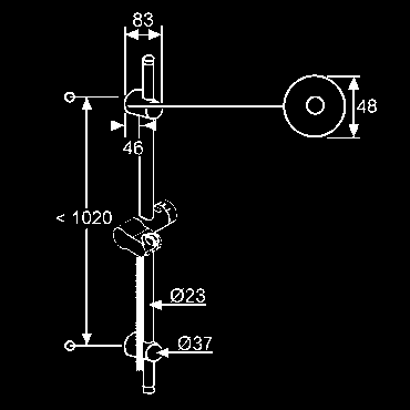 Kalk-Schnellreinigung Durchflussklasse B/Z mit Brauseregen aus 60 Strahlöffnungen Anschluss G 1/2 Durchflussmenge 18,0 l/min bei 3 bar