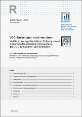 Chancen und Konsequenzen für Bauelemente ift-richtlinie UM-01/1 VOC-Emissionen von