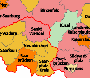 Die Region im Überblick Stadtverband Saarbrücken 350.