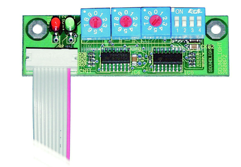 Signalanzeigen Der Zustand der Decoder-Karte wird über Anzeige-LED signalisiert. grün: rot: Empfang OK ERROR Ist im Normalbetrieb aus Blinkt bei auftretenden Datenfehlern oder Übertragungsausfall.