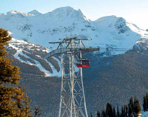 Weltrekord-Seilbahn eröffnet Am 12. Dezember 2008 wurde mit der Eröffnung von Peak-2-Peak in Whistler (British Columbia, Canada) Seilbahngeschichte geschrieben.