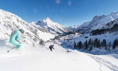 12 warth-schröcken ski arlberg Skifahren in Warth-Schröcken Die hochalpinen Walserdörfer Warth und Schröcken mit ihrem Skigebiet von 1.500 bis 2.050 m Höhe sind besonders schneesicher.