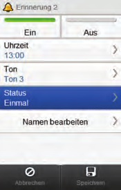 10 11 Option Beschreibung Wählen Sie Status. Wählen Sie den gewünschten Status. Wählen Sie Speichern.