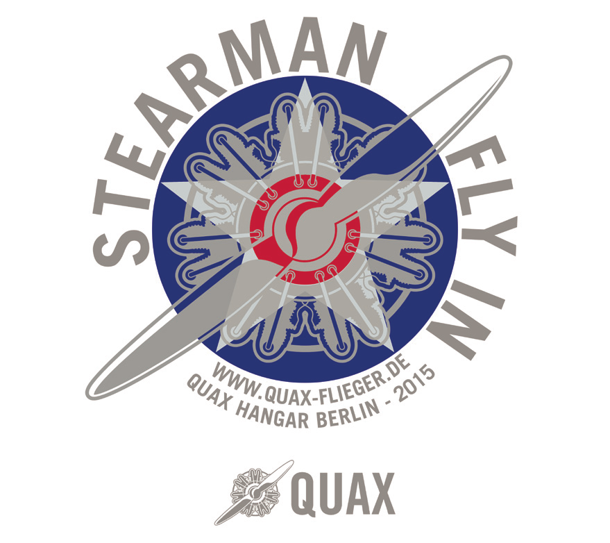 STEARMAN FLY IN T-SHIRT 2015 100% BAUMWOLLE LIMITIERTE AUFLAGE, 100er EDITION.