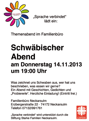Mi 06.11. 09.30 Wir trainieren unser Gedächtnis Heitere Gedächtnisspiele mit E. Werner 14.30 Gedächtnistraining mit Gerhard Mühlbacher auch am 20.11. Do 07.11. 09.45 Geselliger Tanz mit Karin Schmid auch am 14.
