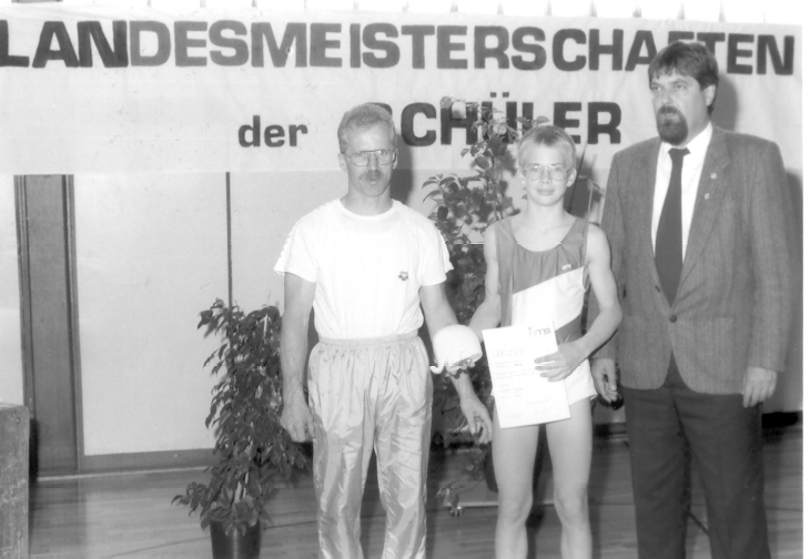 Trainer H. Stüber, Andreas Strabel (3.