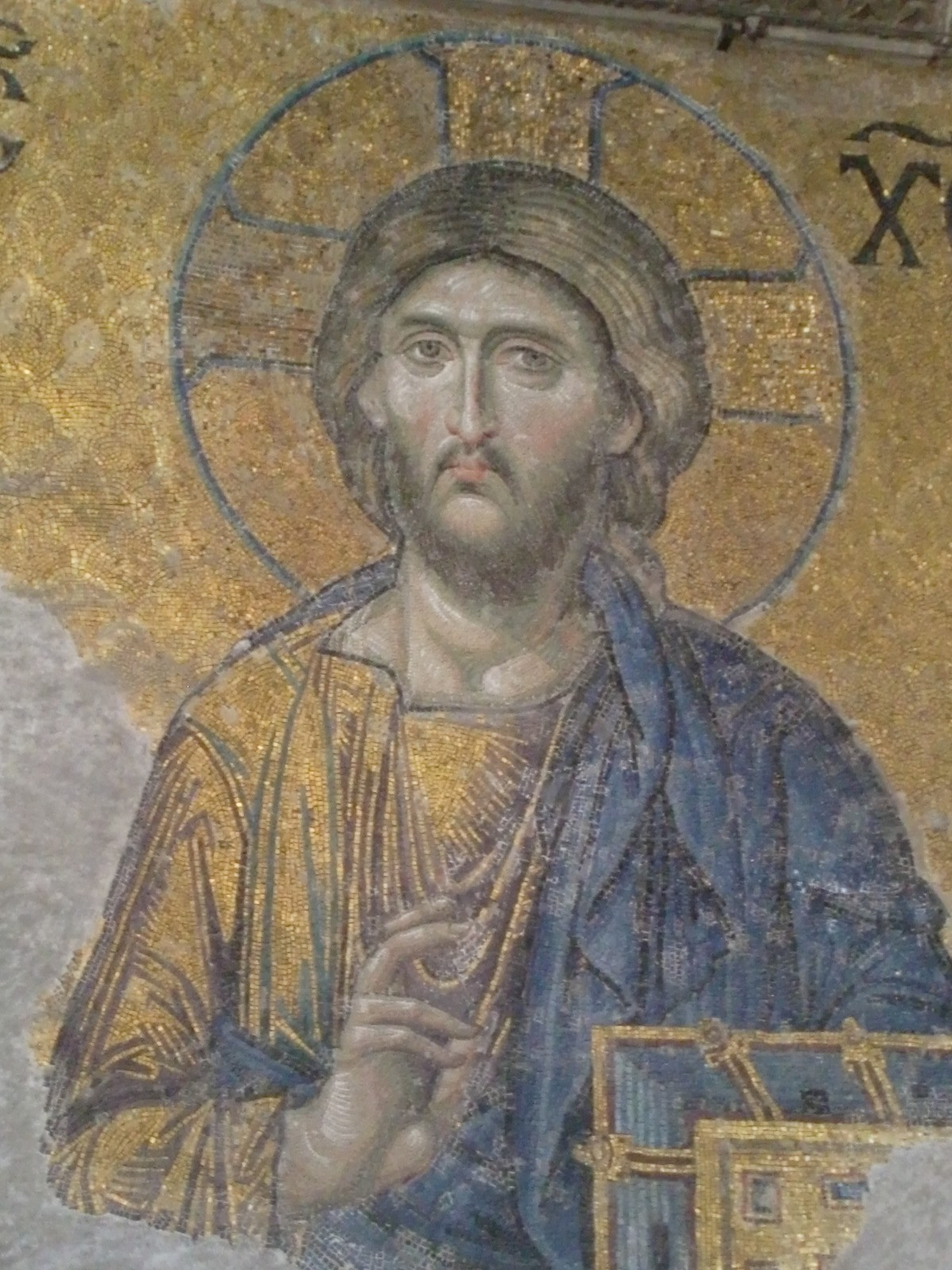 Christus Pantokrator - der allmächtige Herrscher Der gen Himmel fahrende Jesus Christus spricht: Mir ist gegeben alle Gewalt im Himmel und auf Erden.