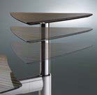 Der integrierte Lift-Tisch animiert zum Haltungswechsel: Aufstehen, Standpunkt beziehen, den Blickwinkel verändern, entscheiden.