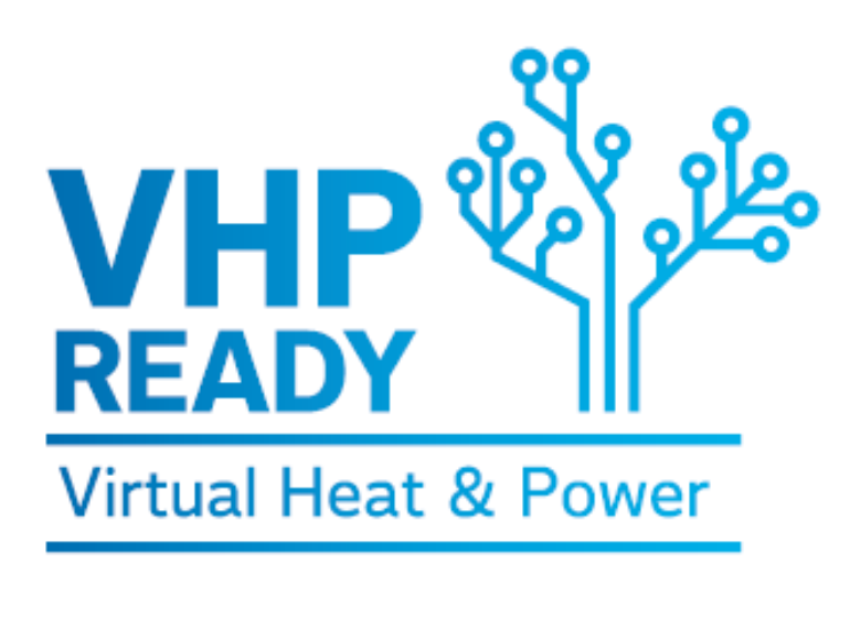 Ein Logo Ein Standard Virtual Heat & Power ermöglicht sofortige Anlagenintegration in das Virtuelles Kraftwerk von Vattenfall umfasst verschiedene Anforderungen an: Anlagenkonfiguration, notwendiger