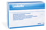 62 H Verbandstoffe / Wundversorgung Leukofix Aus perforierter, transparenter Folie.