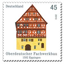 Baumann sche Haus in Eppingen (Kraichgau) zählt zu den schmuckvollsten Fachwerkhäusern Baden-Württembergs.