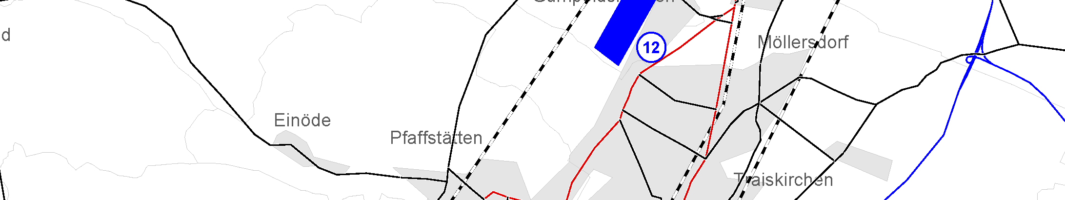 Ausbaustufe 1 11) Guntramsdorf: Wohngebiet