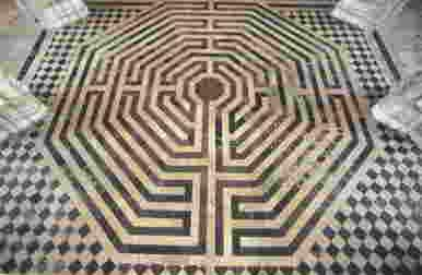 Labyrinth Im Fußboden