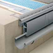Balkon- und Terrassenprofile Blanke RINSYS Blanke RINSYS ist ein neuartiges Rinnensystem für den koordinierten Wasserablauf auf Balkonen und Ter rassen.
