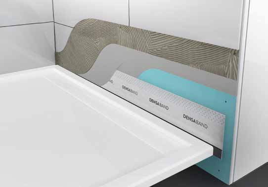 Vorteile: Selbstklebendes Dichtband für Dusch- und Badewannen einfaches Anbinden der