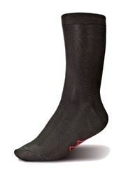 Zubehör Socken / Schnürsenkel Lupos Sohlen BASIC Socken Scholl GEL Einlegesohle Basic-Socke in schwarz Elastisches Bündchen passt sich jedem Beinumfang an und garantiert angenehm weichen