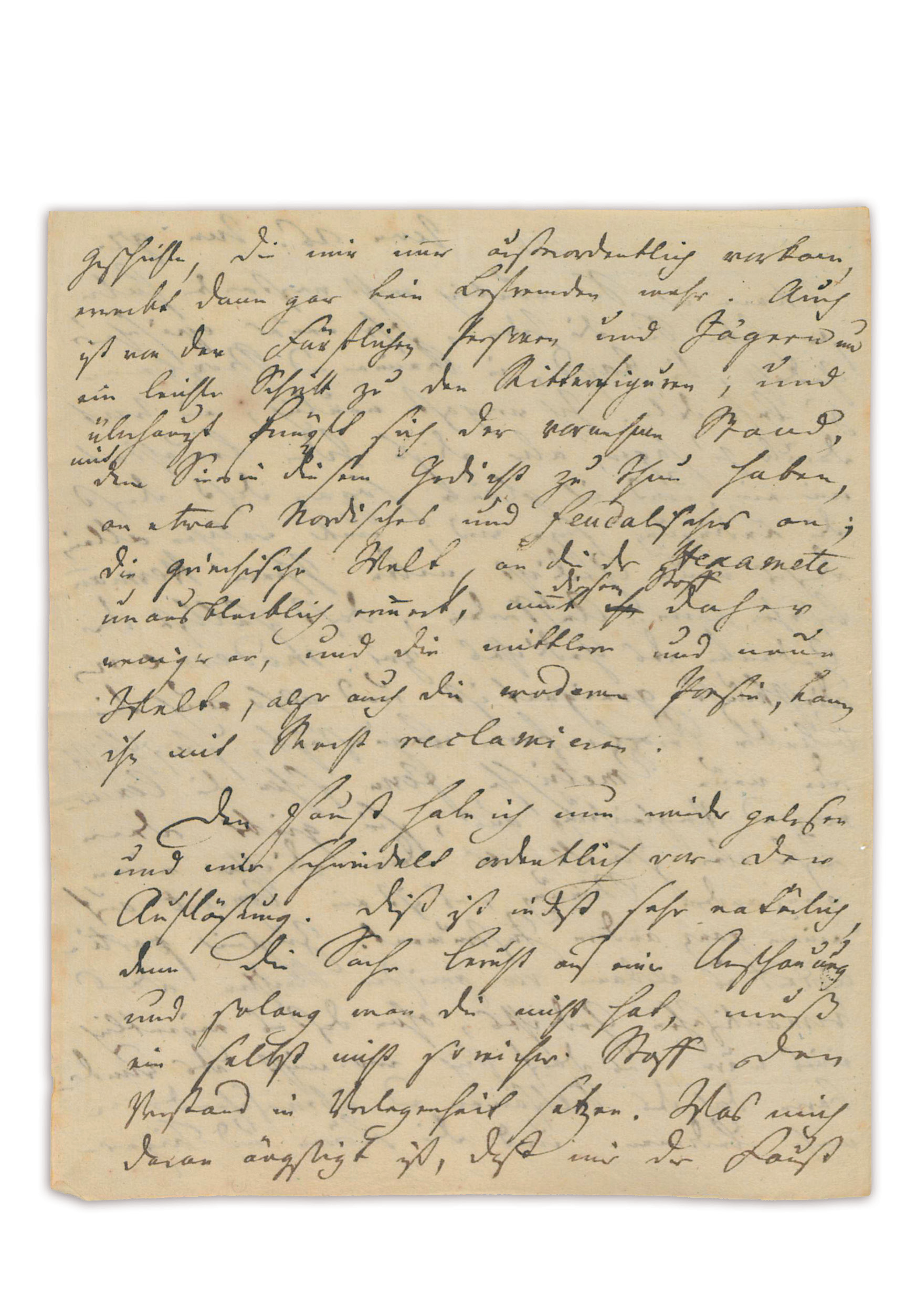 (34) Brief Schiller an Goethe, Jena, 26. Juni 1797 Eigenhändig GSA 28/1050 Bl 115v-116r S. 1 S. 2 [ ] [ ] Den Faust habe ich nun wieder gelesen und mir schwindelt ordentlich vor der Auflösung.