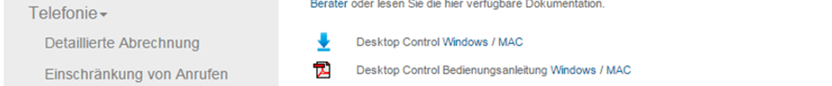 Desktop Control Quick User Guide DESKTOP CONTROL HERUNTERLADEN Laden Sie die