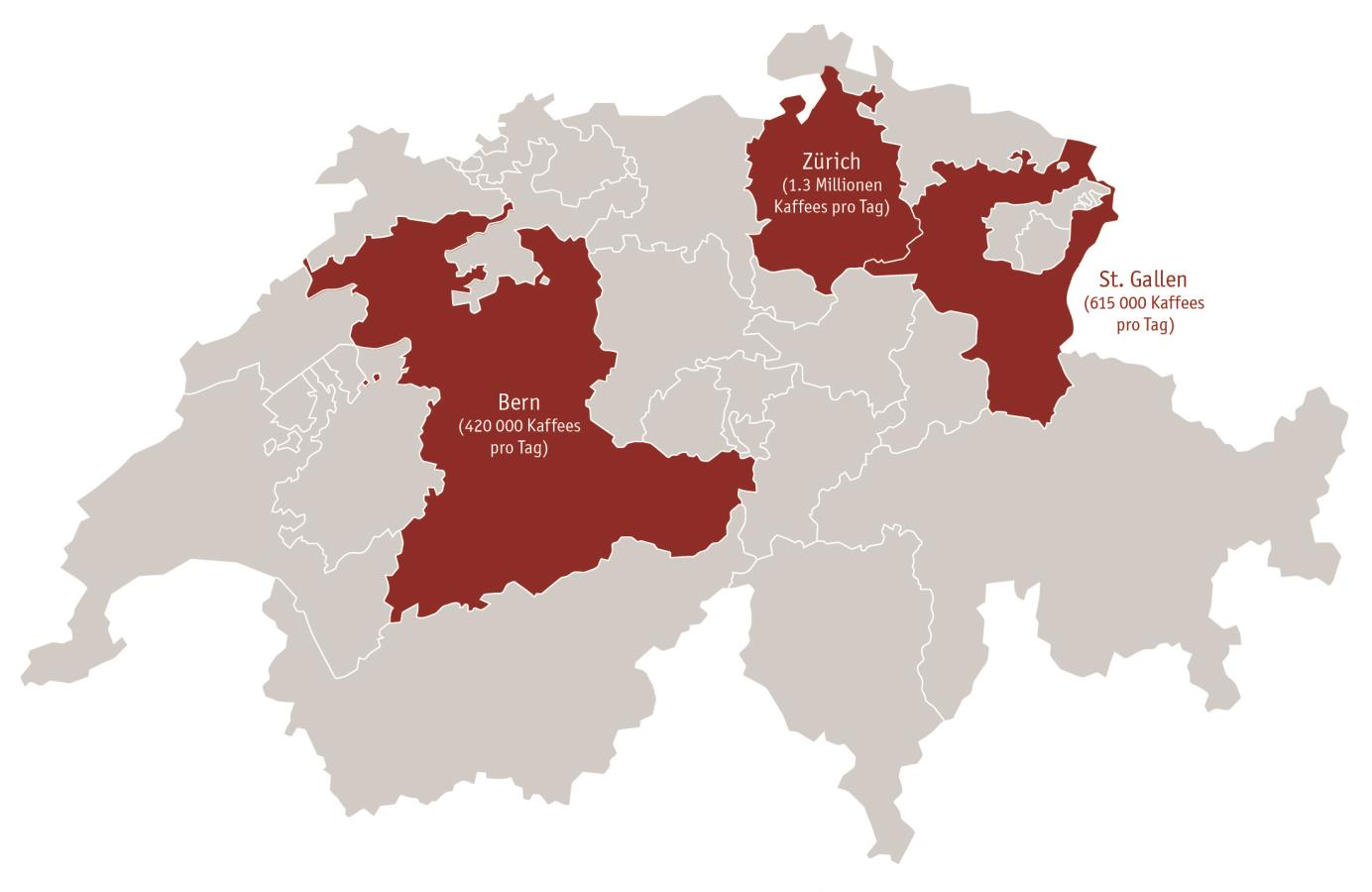 Wer einen erheblichen Unterschied zwischen der West- und der Ostschweiz erwartet, täuscht sich.