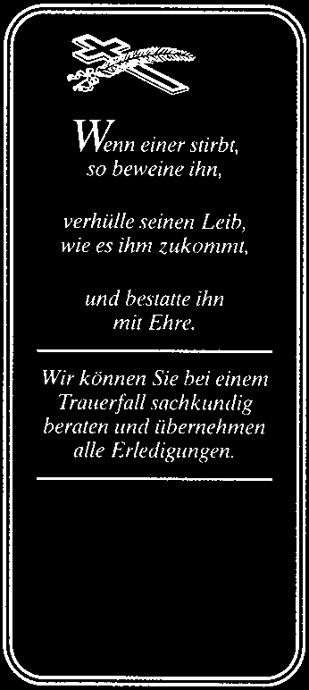 Viel zu früh bist du von uns gegangen. Der Schmerz sitzt noch tief im Herzen. Doch ich werde dir folgen, irgendwann. Solange wirst du ein Teil meines Lebens sein. Ich vermisse dich sehr!