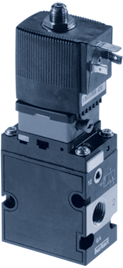 3/2-, 5/2-5/3-Wege- Magnetventil für Pneumatik Typ 658 Standard Großer Durchfluss Geringe elektrische Leistungsaufnahme Einzel- oder Blockmontage Standard Typ 658/659 kombinierbar mit Standard-, EEx