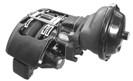 Beschreibung der Scheibenbremse MAXX TM 17 2 Beschreibung der Scheibenbremse Die Bremse MAXX TM 17 ist eine pneumatische Einstempelbremse.
