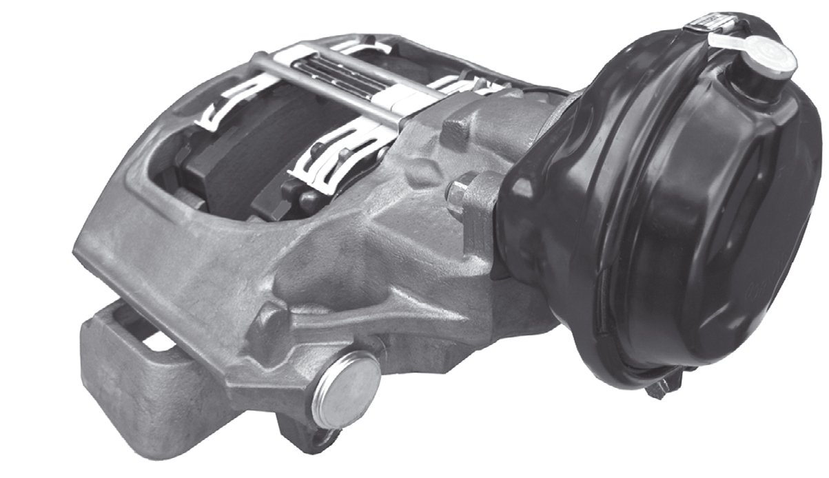 Beschreibung der Scheibenbremse MAXX TM 22T 5 Beschreibung der Scheibenbremse Die Bremse MAXX TM 22T ist eine pneumatische Einstempelbremse, die für den Einsatz in Nutzfahrzeugen an Vorder- und