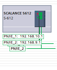 VPN zur Netzkopplung 5.3 VPN mit SOFTNET Security Client und SCALANCE S als benutzerspezifische Firewall Das Projekt mit der "Basisprojektierung" des Security-Moduls ist auf PC1 geöffnet.