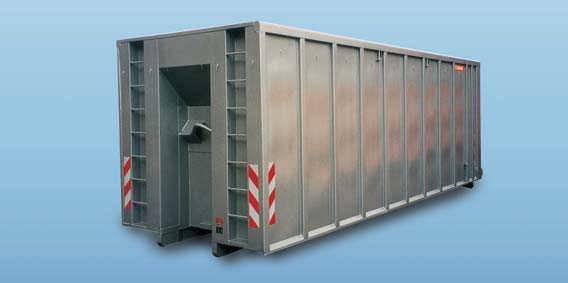 Abrollcontainer Abrollcontainer Lichte Länge = L Verriegelungsmaß nach DIN 30722 1570 +5,0-0,0 Großvolumenbehälter Gefertigt nach DIN