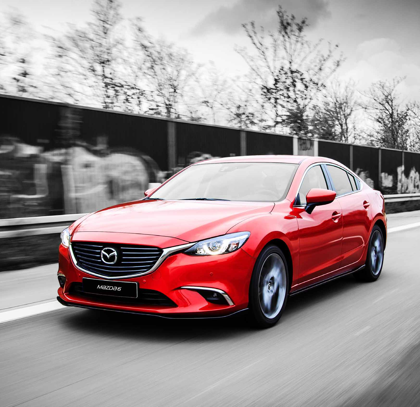 BIS INS KLEINSTE DETAIL Mit dem Mazda6 * erleben Sie Fahrspaß, Design und effiziente Technologien in perfekter Kombination.
